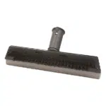 Squeegee head with brush