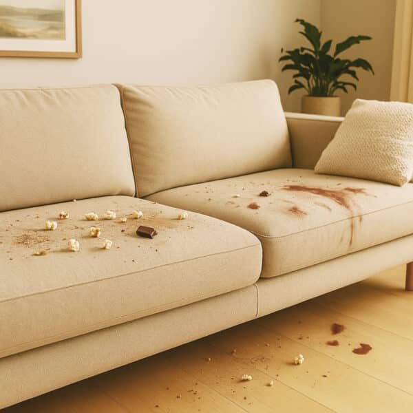mess on furniture